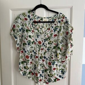 Maeve for Anthropologie Floral Blouse